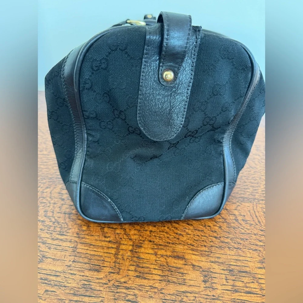 Gucci Black GG Logo Weekender Travel Bag with COA - Picture 7 of 16